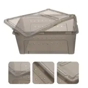 Gecko Breeding Incubator Reptile Feeding Container Turtle Breeding Box