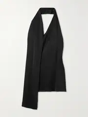 [LOEWE] LOEWE - Draped Jersey Halterneck Top - Black - FR 32 FR 32 Black