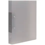 King Jim A4 2 D-Ring Simplease Binder 30mm Grey