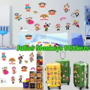 Julius Monkeys Removable Wall Sticker Home Decal Vinyl Decor Kids Art Mural gift