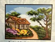 Printed Needlepoint Tapestry Canvas Kit Gobelin L House 41206 20x25 Cm