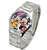 Mickey and Minnie Mouse Character Stainless Steel Wrist Watch