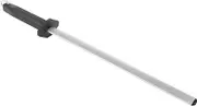 12inch Diamond Honing Steel with Ergonomic Handle Professional Knife Sharpener Rod Lightweight Diamond Knife Sharpening Steel Rod for Honing Knife Blades Chef Knives and Shears