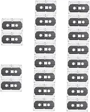 BRIGHTFUFU 20 Pcs Blank Cassette Tapes for Recording 30 Min Capacity Standard Size Cassette Tape Mixtape Tape Substitute