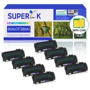 8PK Black CE505A 05A Toner Cartridge For HP LaserJet Pro 400 M401d M425dn M425dw