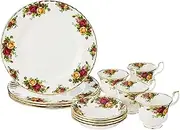 Royal Doulton-Albert Old Country Roses 12-Piece Set, Service for 4 8.6x13.0x11.4 inches White