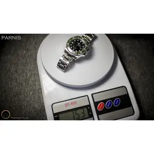 原裝進口正品 PARNIS柏尼時 綠水鬼 SUBMARINER 機械錶潛水錶 手錶腕錶