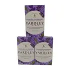 Lot Of 3 YARDLEY London English Lavender Nourishing Bath Bar 4.25 Ozs Each New