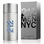 有發票 CAROLINA HERRERA 212 MEN 都會 男性淡香水 50ML 100ML