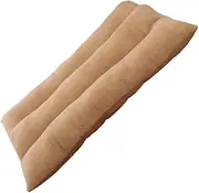 COLLBATH Warm Cushion for Dogs Cozy PP Cotton Stuffed Dog Mat Solid Color Pet Pad for Autumn Winter Easy to Clean Light Coffee for Home