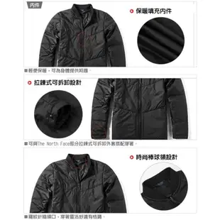 【The North Face】男 款 防風防水透氣可調節連帽兩件式外套 夾克/風雨衣 衝鋒衣_黑_497S