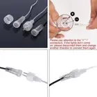 H Rain Drop Lights Outdoor LED Meteor Shower Lights 8 Tubes 144 Leds Icicle Snow