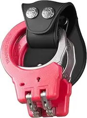 GUN & FLOWER Handcuff Holder, Universal Handcuff Case, Handcuff Pouch Fit ASP Handcuff/Hinged Handcuff/Chain Handcuff/Folding Rigid Handcuff, Handcuff Holster for Duty Belt 1.5'' 1.75''