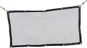 PERSELOSO Foldable Dog Safety Mesh Net for Pet Barrier for Dogs Cats Breathable Isolation Net Easy to Assemble Black Color for Pet Safety Vehicles and Indoors