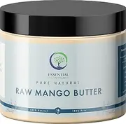 1 Pound Mango Butter: Raw - Organic, Unrefined, Mango Butter for Lotion, Soap, Body Wash, Hand Cream and Baby Eczema, Moisture Therapy