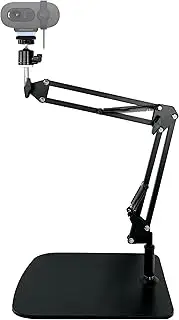 Tabletop Webcam Stand,Magnetic Webcam Arm Holder Mount for Logitech Brio 100,300 500,Brio 4K,C270,C310 Webcams