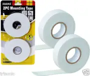 HEAVY DUTY 18MM x 5M STRONG DOUBLE SIDED STICKY FOAM MOUNTING TAPE WALL-MOUNT