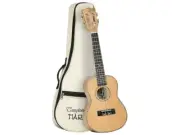 Tiare Concert Uklulele Cedar/Spalted Maple with Bag | Tanglewood