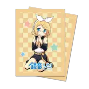 50Ct Kagamine Rin Megane Standard Deck Sleeves Protector Organizer Hatsune Miku