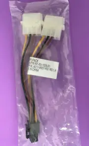 EVGA 6 Pin Power Female to Dual Molex Female Adapter 601-EV-1009-R1 - BRAND NEW