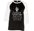 Coming To America Reverend Brown Girl You Look So Good Raglan 3/4 Sleeve Shirt