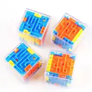 mini 3D Maze Magic Cube Six-sided Transparent Puzzle Speed Cube Rolling Ball Cub