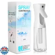 Joe zlvy Empty Spray Bottle for Hair 10.14 Oz/300ml, Continuous Spray Bottle