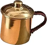 Generic Elegant Handcrafted Copper Tea Cup Set for Home Entertaining, B