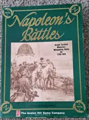 Napolean's Battles (Bookcase Game Grand Tactical Rules 1989 Avalon Hill (FLS54)
