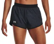 Under Armour Women's Fly by 2.0 Printed Running Shorts Size XXL Black Printed