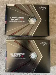 Callaway Chrome Soft X 20 Golf Balls 2 Dozen - White (2020 model) New