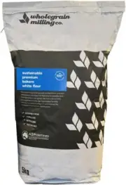 Wholegrain Milling Co, Sustainable Premium White Bakers Flour, 5Kg - the Bran Re