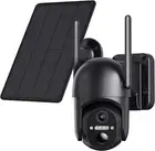Ebitcam Wifi Security Cameras Wireless Outdoor, Solar Powered Pan Tilt with PIR