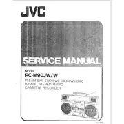 JVC RC-M90JW/W service manual Boombox Tape teck 8 band radio 1981