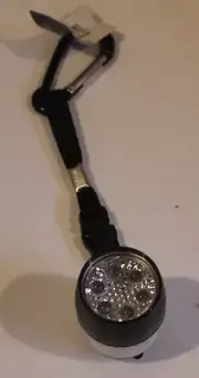 New Mini LED Flash Light in a variety of Colors with Secure Keychain
