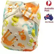 Modern Cloth Nappies Diaper Washable Reusable Size Adjustable Pocket Nappy (D16)