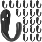 20PCS Coat Hooks Wall Mounted Single Prong Robe Hook for Hanging Towel Hooks ...