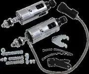 Prog 422 Rear Shock Chrome Adjustable Heavy Duty RAP HD Softail Springer 00-06