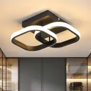 Pbb Modern Led Ceiling Light-22w Square Ceiling Light 2300lm For Hallway Bedroom Bathroom Kitchen Living Room-warm Light[PB]