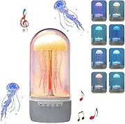Jellyfish Bluetooth Speaker Lamp - Color Changing Light With Jelly Fish Design (1 PCS)