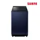 SAMPO聲寶 16KG 超震波系列直驅變頻全自動洗衣機-尊爵藍 ES-N16DV(B1) 含基本安裝 運送 回收舊機