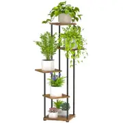 Plant Stand Indoor, 5-Tier Tall Plant Stands Plant Shelf Indoor Clearance, Co...