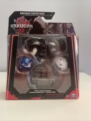 BAKUGAN Starter Pack Special Attack Nillious Titanium Dragonoid & Trox NEW Box
