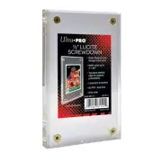 Ultra PRO Lucite 1/2" Brik 4-Screw Screwdown Card Holder Clear