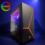 ARGB Custom Gaming PC Desktop i7 up to 32GB DDR4 4TB SSD AMD RX580 Windows 11