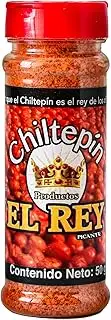 Chiltepin El Rey powder 1.76 Oz (SINGLE PIECE) Fiery Awesomeness, Perfect for Seafood, Tacos, Burgers, Fries, and Culinary Adventures!…