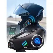 1080P HD Bluetooth Motorcycle Camera Recorder Motorbike Helmet Headset Intercom
