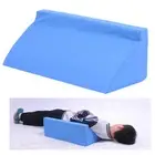 Bed Wedge Pillow Blue Triangle Foam Zip Removable Washable Sleepin BX5