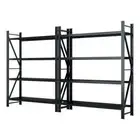 Giantz 4Mx2.4M Garage Shelving Warehouse Rack Pallet Racking Storage Shelf Black