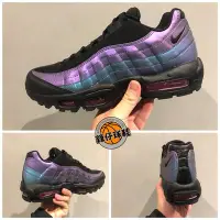 在飛比找Yahoo!奇摩拍賣優惠-【 鋒仔球鞋 】NIKE AIR MAX 95 黑紫 銀河 